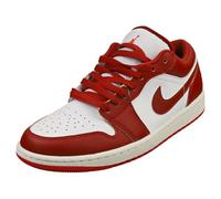 Hommes Air Jordan 1 Low Chaussures, Blanc/homard/voile/rouge dune, 41 EU
