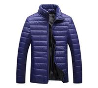 Hommes Automne Hiver Manteau Veste Coton Stand Fermeture éclair Chaud Hiver épais Fermeture éclair Manches Longues Poche Manteau Veste Joli Manteau pour Homme