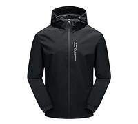 Hommes Automne Mince Coupe-Vent Rétractable À Capuche Veste en Plein Air Respirant Manteaux Solide en Cours D'exécution Élégant Imperméable Haut Veste Polaire sans Homme