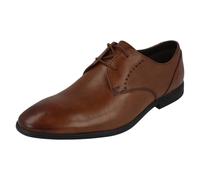 Hommes BAMPTON LACE Cuir à Lacets Bout Pointu Chaussures Par CLARKS Solde