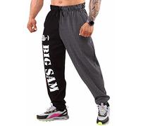 Hommes Bodybuilding Outdoor Sportswear Survêtement de survêtement Pantalon Noir 1170 - Noir - 41-44.5