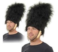 Hommes Bonnet à Poil Chapeau Royal Garde Membre de la Accessoire Déguisement