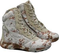 Hommes Bottes De Plein Air Marche Camping à Lacets Bottes De L’armée Camouflage Militaire Tactique Imperméable Bottes De Combat Trekking Randonnée Cheville, F, 38 EU