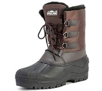 Hommes Boue Lacer Court Nylon Hiver Neige Pluie Lacer Canard Bottes - BRO43 - AYC0142