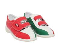 Hommes Bowling Sport Trainers, Cuir Résistant À l'eau Bols Baskets Arch Support Chaussures De Sport De Marche Légères,Vert,40 EU