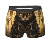 Hommes Boxers Astrologie Occulte du Tableau des Chats Caleçon sans Étiquette Et Doux Caleçon Boxeur L