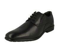 Hommes Bugatti Bout Arrondi Habillé Lacet à Talon Chaussures Cuir 313-22001-1000