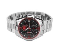 Hommes Business Watch, Conception Lumineuse Exquise Hommes Chronographe Chronograph Watch Rainfish Date for Sport (Rouge)