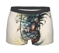 Hommes Calecon Art du Fruit De L'Ananas Tropical Boxer Respirants Et Anti-Irritation Boxers S