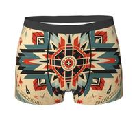 Hommes Calecon Boxer Triangle Géométrique Ethnique du Sud-Ouest sous-Vêtement Fitted Et Léger Boxer L