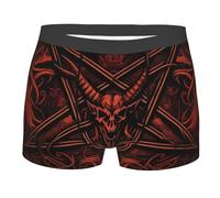 Hommes Calecon Satan Démon Pentagramme Magie Calecon Boxer Anti Frottement Et Anti-Frottement Boxer S