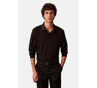 Calvin Klein Supima Long Sleeve Polo Noir M Homme