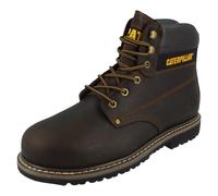 Hommes Caterpillar Sécurité Large Cuir Travail Bottes - Powerplant Sb Hro P72462