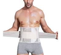 Hommes Ceinture de Combustion de Graisse Elastique Skinny Ventre Plat Corset Ventre Minceur Serre Taille Sports Ceinture Peau L