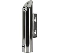 Hommes Cendriers Créatifs, Cendrier Au Sol Poubelle Verticale en Acier Inoxydable Cendrier Mural Porte-Poubelle Conteneurs à Déchets Extérieurs, Silver, 5*H20cm