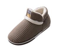 Hommes chaud pantoufles maison chaud coton pantoufles hiver maison coton pantoufles mode mignon imprimé thermique pantoufles décontracté maison chaussures Bottine Pantoufles Homme Hiver Charentaise