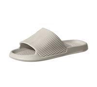 Hommes Chaussons de Douche Open Toe Sliders D'été Sandales Antidérapantes Unisex Slip on Chaussons pour la Maison Salle de Bains Intérieure Piscine