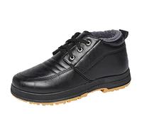Hommes Chaussures Automne Modèles de Couples Colorés pour Hommes d'Âge Moyen et Personnes âgées avec Fermeture Plus Velours Épaississant, Antidérapant, Chaussures Confortables, Chaussures de