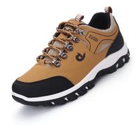 Hommes chaussures De course espadrilles décontractées chaussures De Sport en plein air été respirant entraîneur athlétique Tenis Masculino Zapatillas De Deporte DL-692-Tu yellow