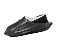 Hommes Chaussures en Coton Imperméable Sac Hiver Dessin Animé Dauphin Pantoufles Intérieur Maison Antidérapant Semelle Plateforme Pantoufles Antidérapantes Douche Chaussons Polaire Peluche Chaud Coton