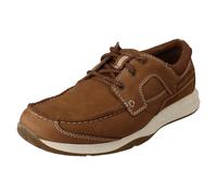 Hommes Clarks Coupe Large Décontracté Cuir à Lacets Confort Chaussures Bateau -