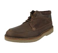 Hommes Clarks Eastford Haut Mocassin de Style Bottines