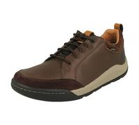 Hommes Clarks Gore-Tex Décontracté Lacet Cuir & Textile Shoes Ashcombe Baie GTX