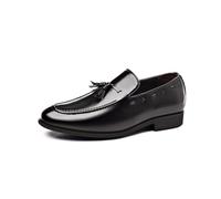 Hommes Classique Mocassins À Pampilles Cuir Synthétique Poids Léger Mocassin Slippers,Noir,40 EU