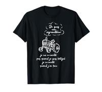 Hommes Conducteur Tracteur Je Suis Agriculteur T-Shirt