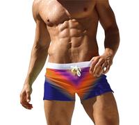Hommes Confort Micro Slips Natation Jammer Drole Bronzant Souple Amovible Cordon De Serrage Briefs Swimwears Boxers De Bain Adultes Piscine Plage