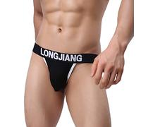 Hommes Confort Micro Slips Slip Haut de Gamme en Coton Haute qualité Respirant Slips Respirant Confortable Tanga Thong Taille Basse Slips de Sport