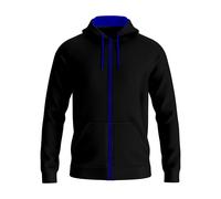 Hommes Contraste String Sweat-Shirt Poches Polaire Zip Up Track Hoodies Active Wear Top S-2XL