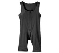 Hommes Culotte Push Up Fesse Body Gainant Ventre Plat Invisible Gaine Amincissante Sculptant Shapewear Bodysuit (Black,L)