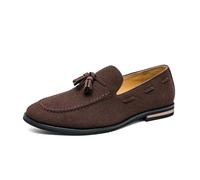 Hommes Daim Chaussures De Conduite Fait Mocassin Chaussons Loafers,Marron,44 EU