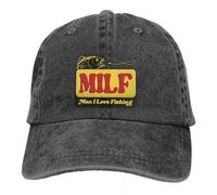 Hommes Dames Mode Pure Couleur Papa Chapeaux Milf Homme J’Aime la pêche Femmes Chapeau Pare-Soleil Casquettes de Baseball Art Peaked Cap Cadeau Unisexe
