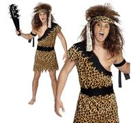Hommes des Cavernes Tarzan Jungle Costume Déguisement Cerf Do Grotte Adulte M-XL