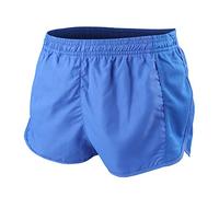 Hommes des Sports Running 1 Élite Divisé Fonctionnement Short avec Côté Engrener Panneau Rapide Sec Shorts,Bleu, XL