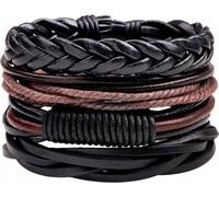HOMMES ECOSCRA LEATHER BANDS SET SET OF 4 pairs CASUAL CROSSES