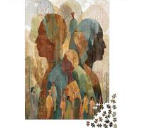 Hommes et Environnement,Puzzles pour Adultes 70x50cm/1000pcs,Jeux De Défi