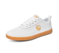 Hommes Et Femmes Arts Martiaux Chaussures Résistant À l'usure Respirable Taekwondo Tai Chi Kung Fu Shaolin Qi Gong Sport Trainers,Blanc,37 EU