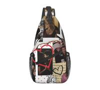 Hommes et Femmes Elena Chest Sling Bags Gilbert Sac à bandoulière Sacs à Dos Mode décontractée Sac à bandoulière pour Voyage en Plein air Course à Pied Cyclisme Camping