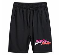 Hommes Été JoJo's Bizarre Adventure Anime Casual Shorts Sports Shorts Loose Sweatpants Plage Pantalon Short De Basket