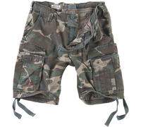 Hommes Excédentaires Airborne Vintage Military Combat Cargo Shorts Lavés Camo Wo