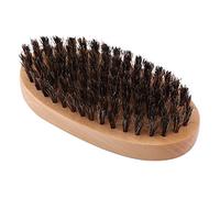 Hommes fausses sanglonners en bois de bois de poche militaire moustache à la barbe brosse de peigne de toilettage pour le style et le toilettage de la barbe pour hommes