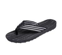 Hommes Femme Flip Flops - Tongs Chaussures Été Antidérapantes de Plage Piscine Sandales Sport Claquette Légères Confort Doux Classique pour Adultes Unisexe Pantoufle Thongs Chaussures 40 Black gray