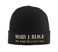 Hommes Femmes Bonnet Chapeau Mary j Blige pour Mes Fans Tour Merch Chaud Skullies Casquettes Tricotées Bonnet Chapeau Tricoté