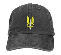 Hommes Femmes Casual Swat Style Casquettes Baseball porté Chapeau en Denim Rétro en Plein air Toutes Saisons Voyage Cadeau Snapback spécial Service aérien Unisexe Sports Plein air