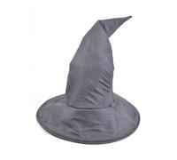Hommes Femmes Gris Sorcier Chapeau Gandalf Magicien Long Pointu Déguisement Acc