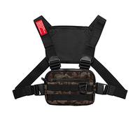 Hommes Femmes Sacs À Bandoulière Tactique Poitrine Rig Sac en Plein Air Hip Hop Streetwear Sport Sacs Poitrine Poche Taille Harnais Sac