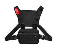 Hommes Femmes Sacs À Bandoulière Tactique Poitrine Rig Sac en Plein Air Hip Hop Streetwear Sport Sacs Poitrine Poche Taille Harnais Sac